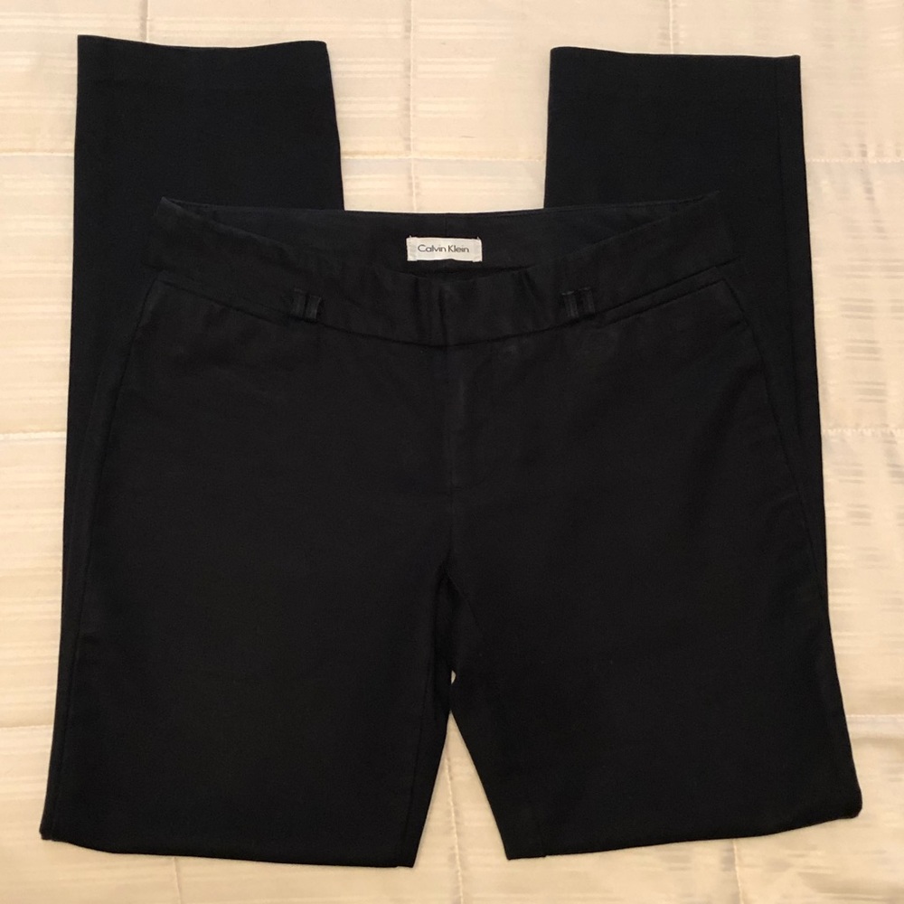 💼Calvin Klein Black Tapered Fit Dress Pants